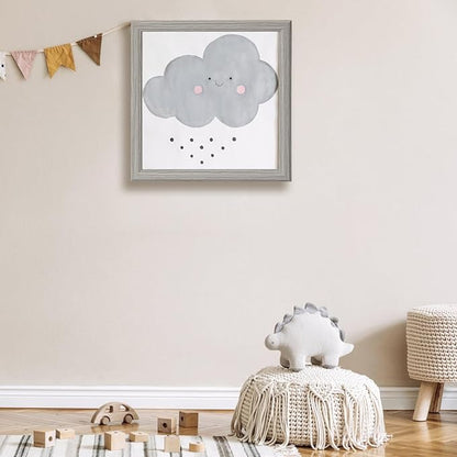 KTKDE 8x8 Picture Frame Real Glass, Display Pictures 4x4 with Mat or 8x8 Without Mat, Modern Style Wood Composite Frame,Gallery Wall Grey Frame & Table Top Display，best gift
