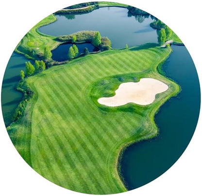 Golf Wall Art for Office Golf Course Picture Poster Canvas Prints Golf Course Picture Wall Decor for Living Room Bedroom Bathroom Home Decorations Framed Artwork Ready to Hang(18''H x 24''W)