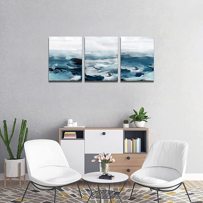 MHARTK66 Abstract Wall Decor For Living Room Canvas Art Bedroom Decorations Office Minimalist Paintings Inspiration Pictures Artwork Home Decoration 3 Piece Set