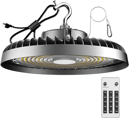 Upgrade Smart High Bay LED Shop Light 250W 5000K UFO LED High Bay Lights AC100-277V UFO Lights for 30~55FT Height Warehouse/Shop-1Pack