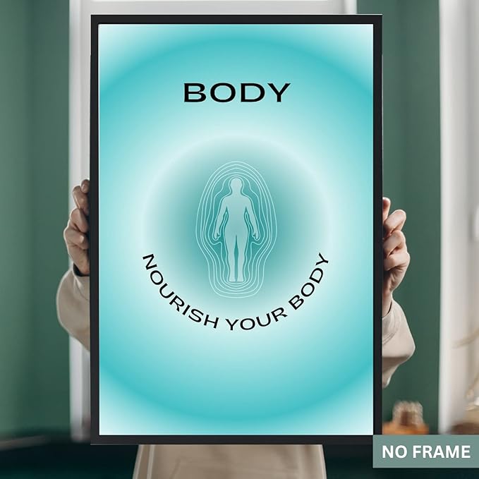Aura Poster Spiritual Home Decor Aesthetic Room Posters Set Trendy Wall Art Y2K Wall Decor for Bedroom Room Decor Aesthetic Colorful Art Prints Aesthetic Bedroom Decor to Refresh Your Living Space