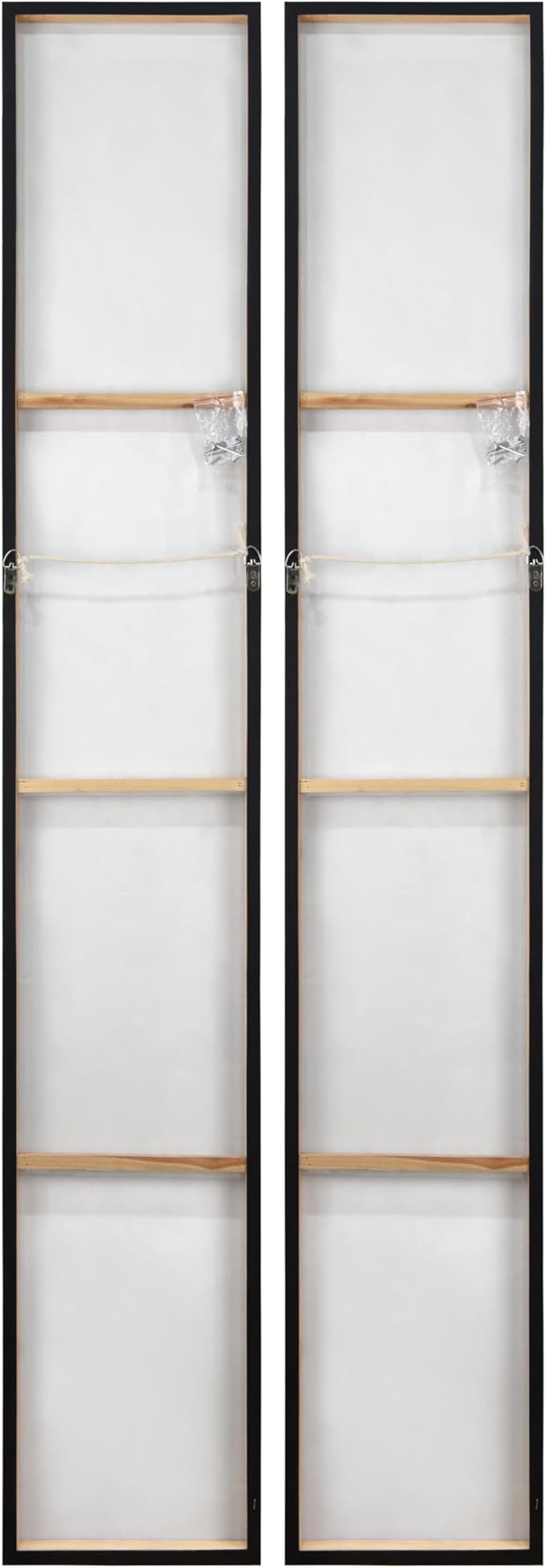 Empire Art Direct Abstract Wall Art Textured Hand Painted Canvas by Martin Edwards, Diptych, 72" x 12" each, Cosmopolitan