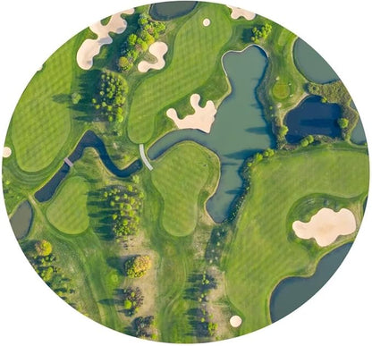 Golf Course Wall Art for Living Room Bedroom Bathroom Home Decorations Fairway Golf Course Picture Poster Canvas Prints Modern Framed Artwork Ready to Hang(18''H x 24''W)