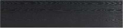 Henn&Hart Fluted TV Stand for TVs up to 75" with 2 Concealed Ribbed Storage Cabinets and Adjustable Shelves for Living Room, Family Room, or Office, Natural Black