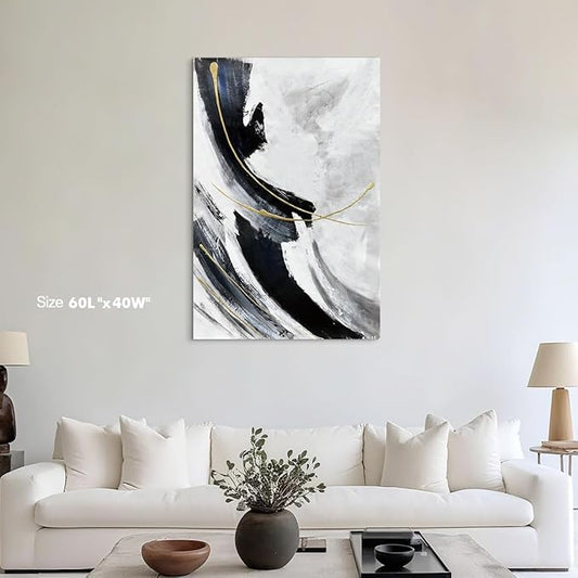 Black and White Wall Art Office World Map Decor Pictures for Living Room Wall Decor Home House Decorations Modern Inspirational Artwork