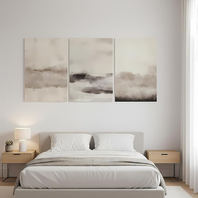 Framed Wall Art Set of 3 – Canvas Poster Paintings Print Picture Artwork Posters Prints for Home Décor, Modern Wall Decoration
