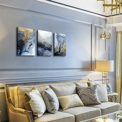 Abstract Wall Decor For Living Room Bedroom Wall Art Paintings Abstract Ink Painting Wall Artworks Hang Pictures For Office Decoration, 20x28inch/Piece, 3 Panels Bathroom Home Decorations Posters