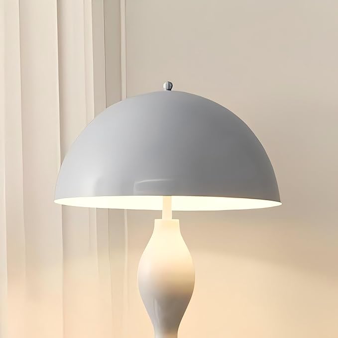 Modern Floor Lamp, White, Metal, 59.1 Inch High, 3 Light Colors, Foot Switch, Decorative, Reading