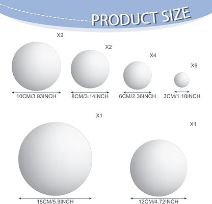 Jetec 16 Pcs Real Glass Round Mirror Tiles Frameless Round Wall Mirrors Glass Mirror Tiles Wall-Mount Mirrors with Acrylic Double Sided Adhesive for Bedroom Bathroom Craft