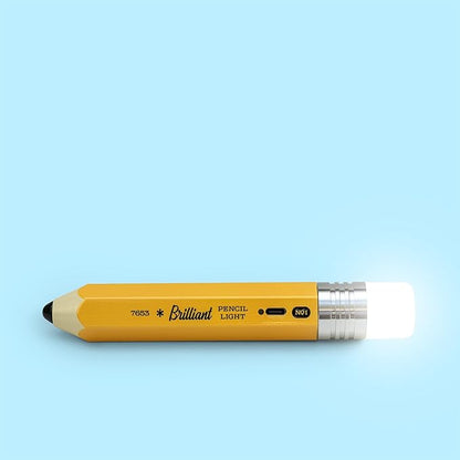 Suck UK - Pencil Light | Table Lamp & Rechargeable Lamp | Desk Accessories & Desk Lamps Office | Cordless Lamp & Bedside Table Lamp | Tables for Bedroom & Office Accessories | Yellow