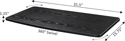 Designs2Go XL Single Tier Swivel Riser for TVs up to 37 Inches