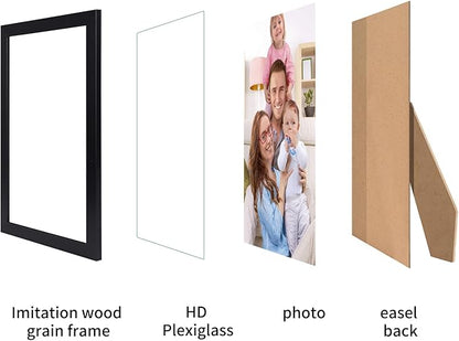 Giftgarden 8x12 Picture Frame Black, Multi 8 x 12 Photo Frames Bulk for Wall or Tabletop Display, 12 Pack
