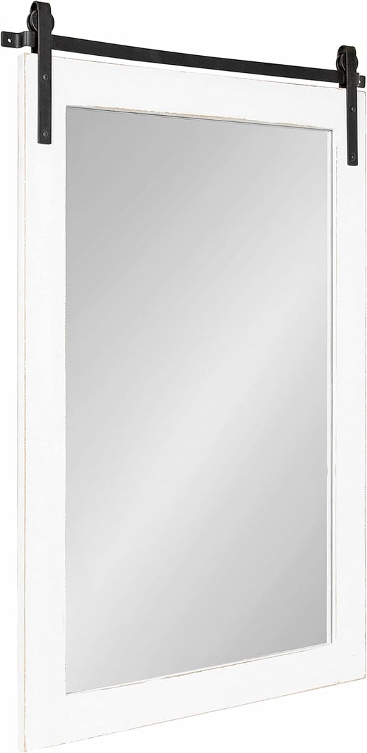Kate and Laurel Cates Farmhouse Wall Mirror