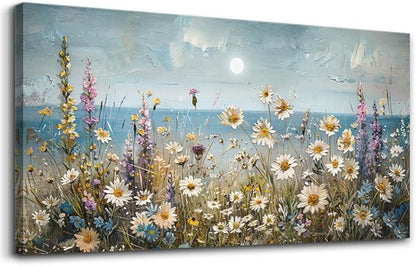 KELIYUAN Wall Art For Living Room Farmhouse Wall Decor For Bedroom Office Decorations Abstract Paintings Flowers Landscape Wall Pictures Canvas Artwork Modern Room Home Decor Posters 20x40In