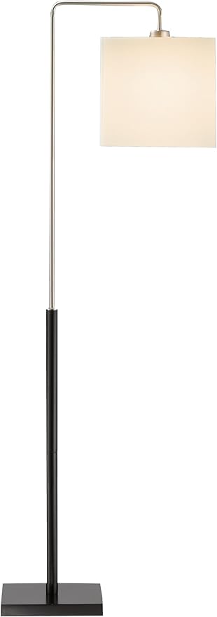 Adesso 3291-01 Essex Floor Lamp, Black, Black