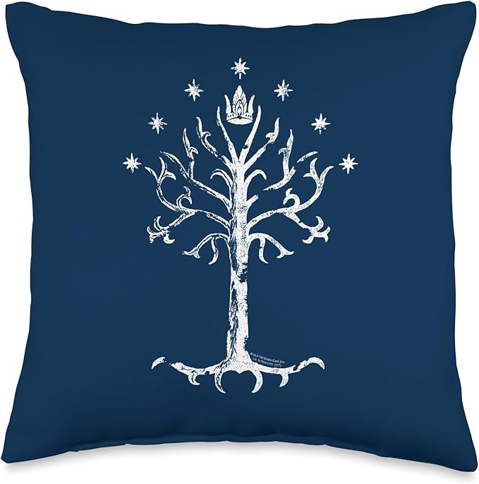 The Lord of The Rings Tree of Gondor Throw Pillow
