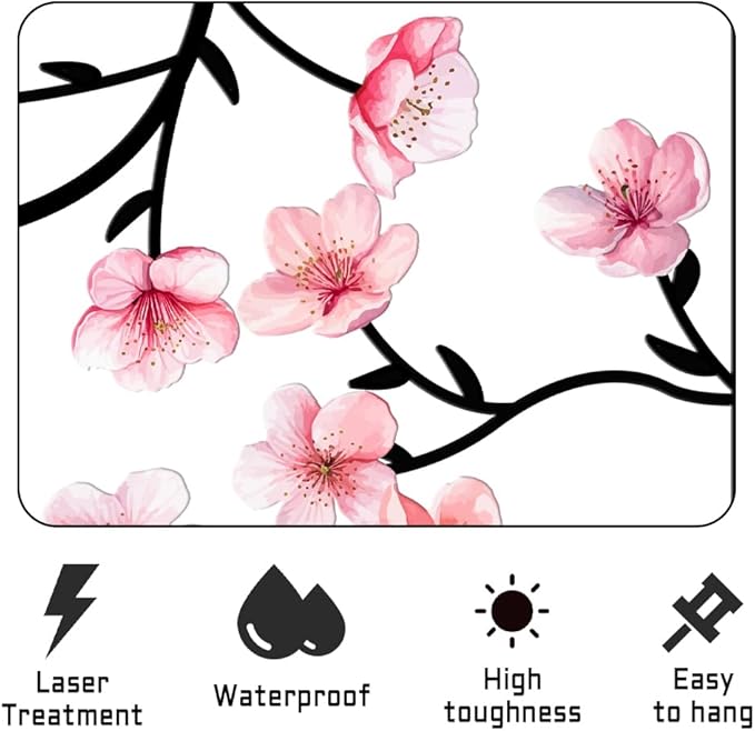 XORT 3 Pieces Metal Flowers Wall Decor, Minimalist Floral Wall Arts Hanging Decor for Living Room Bathroom Bedroom Dining Room Kitchen Indoor Outdoor