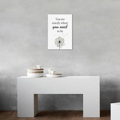 Jumong Motivational Wall Art, Inspirational Sayings Canvas Print, Positive Affirmations Wall Decor Quotes Wall Poster for Office, Living Room Decor, Gallery-Wrapped Canvas Art Set Framed Ready to Hang
