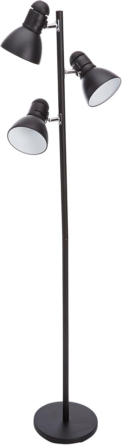 Boston Harbor TL-TREE-134-BK-3L 3-Light Adjustable Tree Lamp, 60 W, A19, Black