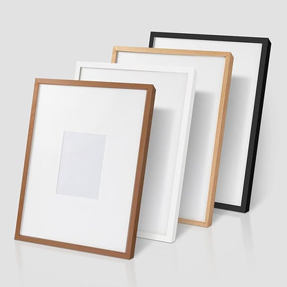 artisane home goods - Gallery Frame 1.0, Picture Frame, 16x20 White, Gallery Wall Frame Set, Large Picture Frame, Oversized Mat (4x4, 4x6, and 5x7)