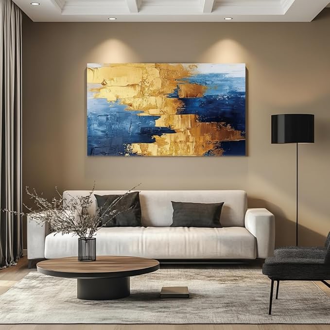 Iallbin Abstract Canvas Wall Art, Large Wall Art for Living Room, for Wall Modern Paintings Wall Decor Living Room, Kitchen Home and Office