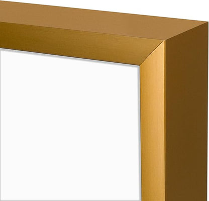 Golden State Art, Gallery Wall Frame Set of 6 - Bronze 18x24 Aluminum Photo Frames with Mat for 16x20 Pictures - 18 x 24 inch Metal Frame with Real Glass Cover - Elegant Home or Office Decor