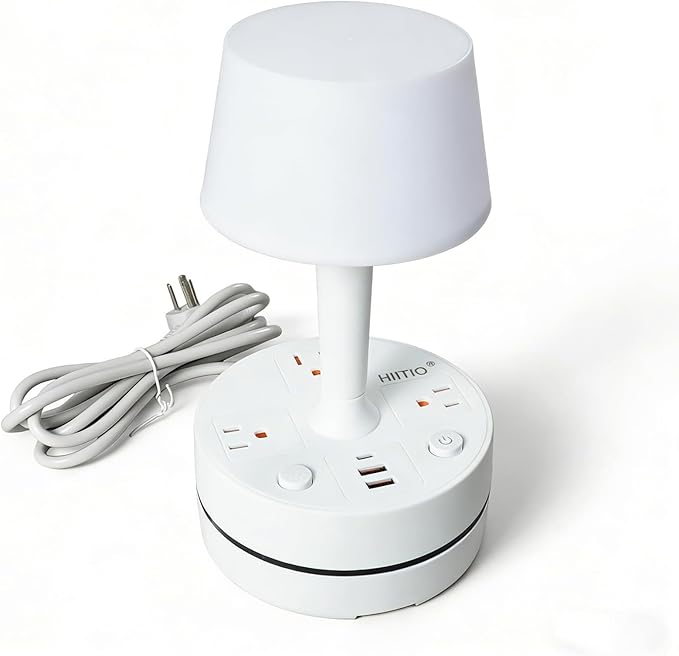 Small Table Lamp for Home Office and Nightstand, 3 Way Dimmable Desk Light with USB Charging Port