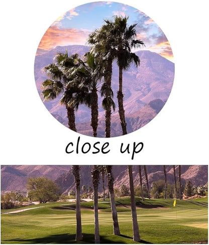 Golf Course at Sunset in Palm Wall Art Prints USA California Picture Canvas Wall Decor for Home Living Room Bedroom Bathroom Framed Artwork Ready to Hang(18''H x 24''W)