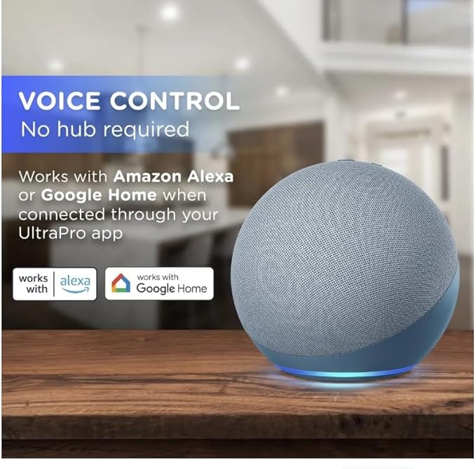 Enbrighten Vibe Plug-in Smart Under Cabinet Lights, 24in, Adjustable White from 2000K-6000K, Dimmable, Programmable Schedule Under Cabinet Lighting, Compatible with Alexa, Google Assistant, 58261-T1