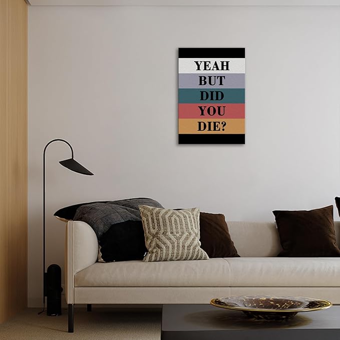 Motivational Wall Decor, Inspirational Office Quotes, Encouraging Canvas Posters, Positive Poster Framed Motivation Christmas Gift for Entrepreneur Men Women Painting Artwork for Home Office