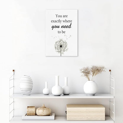 Jumong Motivational Wall Art, Inspirational Sayings Canvas Print, Positive Affirmations Wall Decor Quotes Wall Poster for Office, Living Room Decor, Gallery-Wrapped Canvas Art Set Framed Ready to Hang