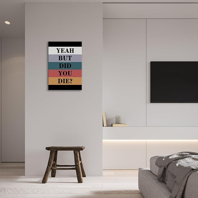 Motivational Wall Decor, Inspirational Office Quotes, Encouraging Canvas Posters, Positive Poster Framed Motivation Christmas Gift for Entrepreneur Men Women Painting Artwork for Home Office