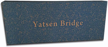Yatsen Bridge Beach Ocean Painting on Canvas Wall Art, Modern Landscape Scenery Posters and Prints Pictures for Living Room Bedroom, Gallery-wrapped Canvas Art Set Framed (60''W x 32''H)