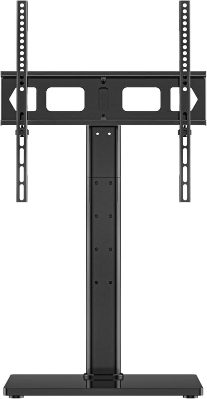 XINLEI Universal Swivel TV Stand Base Table Top TV Stand for 23-70 Inch TVs 70 Degree Swivel, 6 Height Adjustable Tall Monitor Mount Stand, Max VESA 400x400mm,Holds up to 88lbs TS206