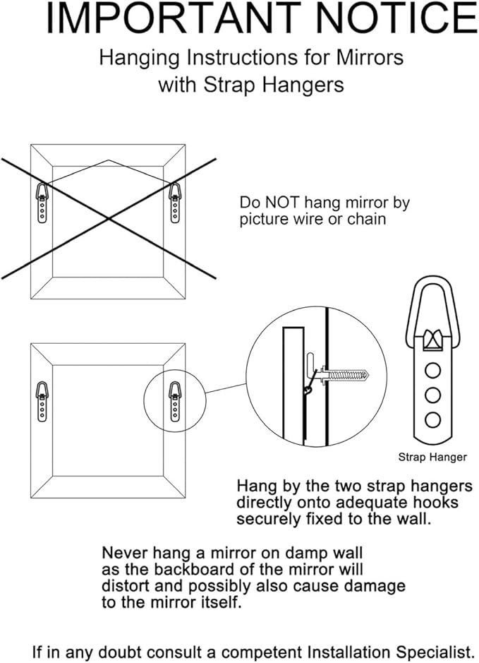 Howard Elliott Collection Texan Leaner Full Length Mirror, Oversized Wood Frame Floor or Wall Mirror, Traditional Standing or Leaning Vanity for Living Room, Bedroom & Home Decor Display, 87 x 51 Inch