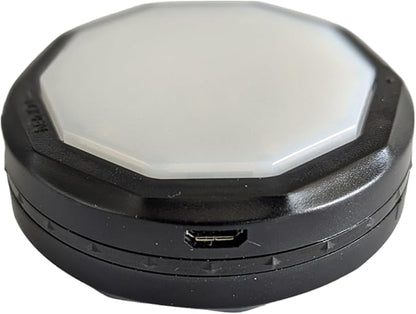 Generic Ambient Light LED for Tea Light Holders Warm White USB Rechargeable Diameter 2.55“, Black