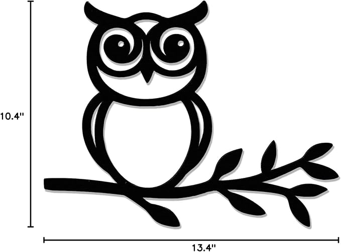 Zzbakress Wooden Owl and Olive Leaf Wall Art Decoration,Wall Decor for Living Room Indoor Outdoor Decoration