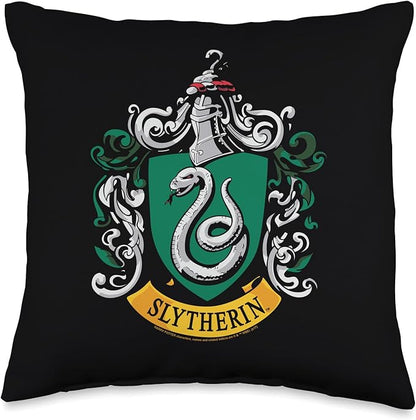 Harry Potter Slytherin House Crest Throw Pillow