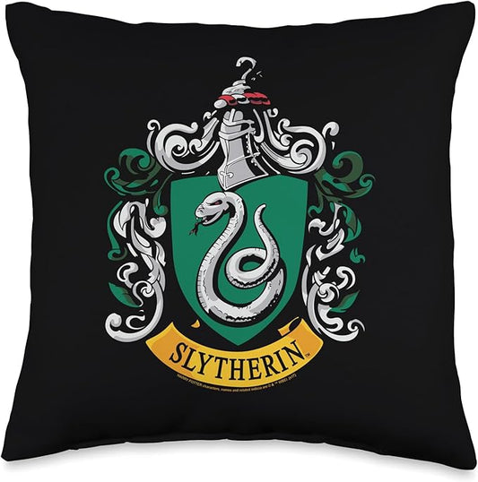 Harry Potter Slytherin House Crest Throw Pillow