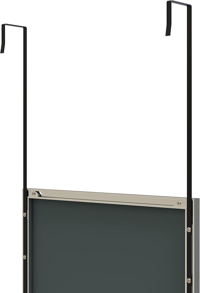 ANYHI Large Full Length Mirror, 65"x13.8" Door Mirror Full Length, 2 Hooks, Over The Door or Wall Monuted, Aluminum Frame, for Bedroom Bathroom Checkroom, Silver