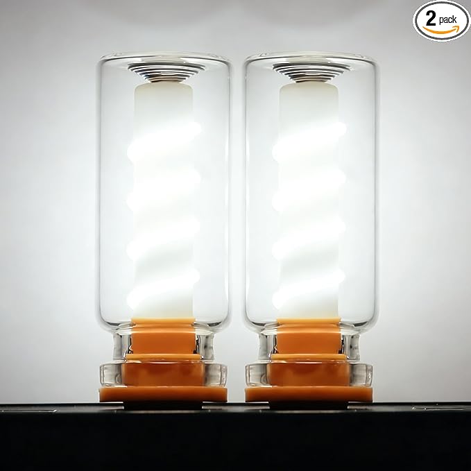 2PCS Touch Control Retro USB Night Light Dimmable Led Mood Lamp Plug in USB Mini LED Bulbs Small Ambient Lighting for Car, Camping, Gift, Party, Holiday Decoration, Bedroom, Desktop (2, Natural white)