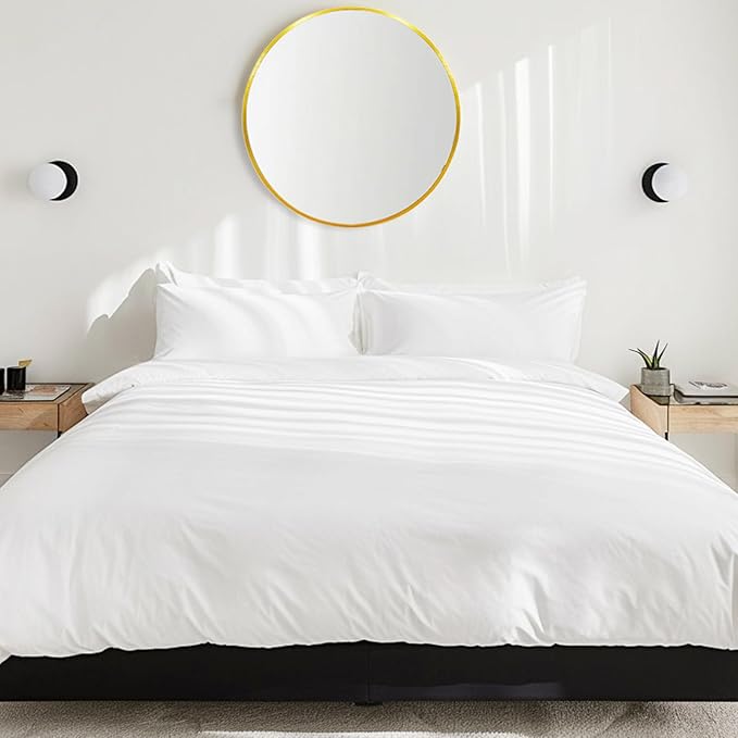 Gold Circle Mirror 30 inch, Round Gold Mirror, Round Wall Mirrors Metal Frame, Circle Wall Mirrors for Bathroom, Living Room, Hallway, Vanity, Over Sink