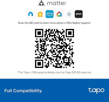 Tapo Smart 6-Inch Recessed Downlight Kit (4-Pack) - 1100 lm, 16M Colors, Tunable White 2700K-6500K, Ultra-Dim 1%, Matter-Compatible, Wi-Fi & Bluetooth Mesh - L730-6 KIT
