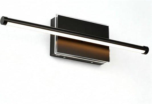 20-Inch Smart LED Vanity Light Bar | Dual Light Source (10W Main/3W Motion Sensor) | 4 Switch Modes (Incl. Night Light) | 3000K, 1040LM, CRI 90+, Dimmable, ETL (Matte Black)