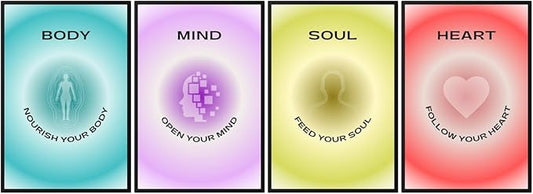 Aura Poster Spiritual Home Decor Aesthetic Room Posters Set Trendy Wall Art Y2K Wall Decor for Bedroom Room Decor Aesthetic Colorful Art Prints Aesthetic Bedroom Decor to Refresh Your Living Space