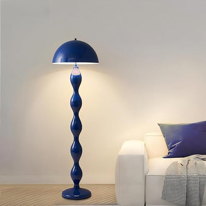 Modern Mushroom Floor Lamp, Blue, 59.1 Inch High, 3 Light Colors, Foot Switch