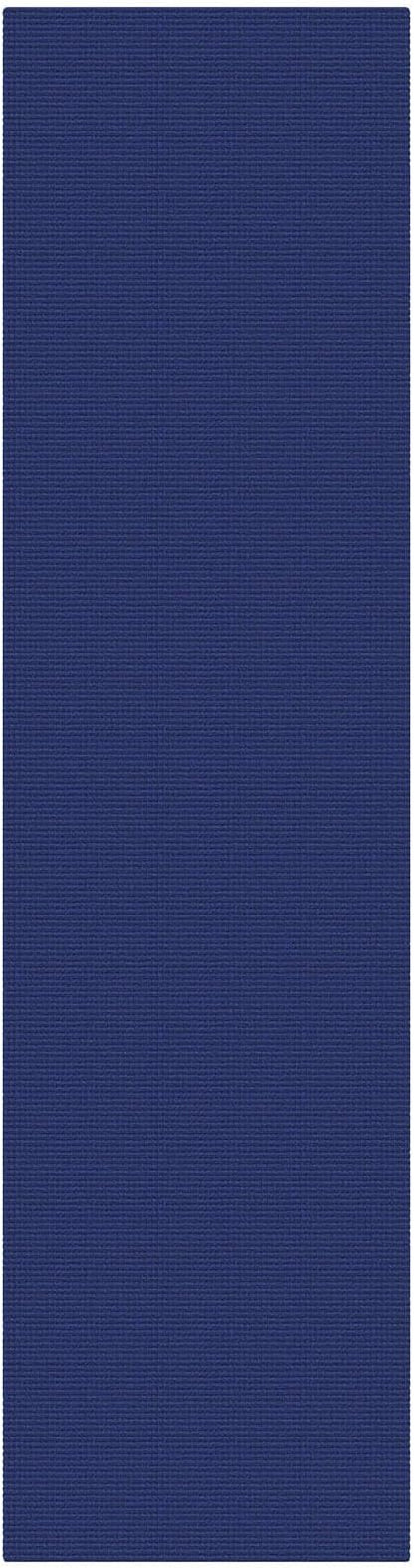 KOZYFLY Cotton Runners Rugs for Hallway 3x10, Wide Washable Runner Rug, Woven Non Slip Kitchen Runner, Braided Entryway Rug, Floor Carpet for Entry, Aisle, Hall, Royal Blue/Navy