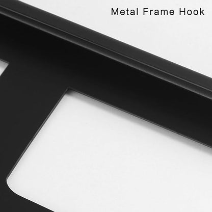 AMAATE 3 Piece Modern Abstract Black Metal Wall Art, Minimalist Geometric Line Art Wall Sculptures, Hollow Out Metal Hanging Decor for Living Room Bedroom Office Home Decor, 14.6" X 22.5" in