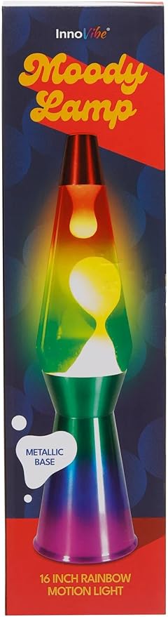 16" Rainbow Moody lamp, 7 Vibrant Colors Soothing Ambiance Light, Gift for Kids, Home Office Lamp, Create The Ideal Atmosphere for Relaxation That Everyone Can Enjoy