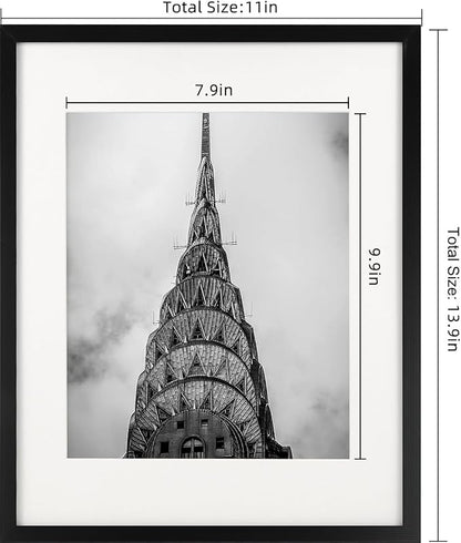11x14 Picture Frames Black Set of 12 for Wall Gallery Collage Photo Frames or Tabletop Display
